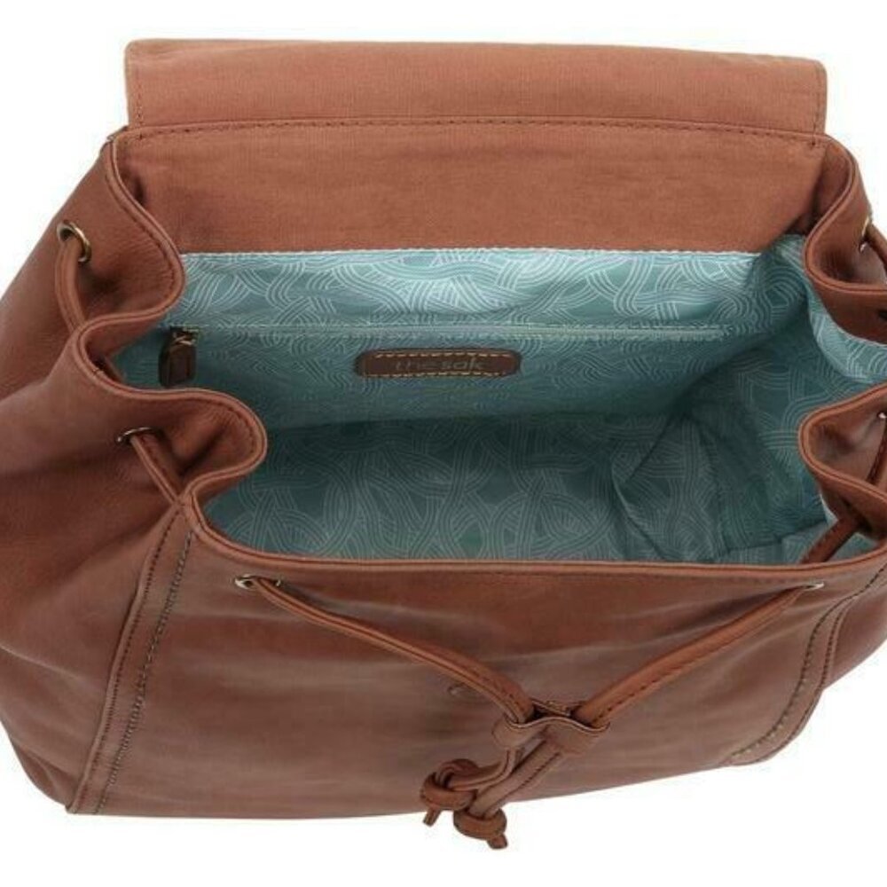 The Sak Backpack Leather Patchwork Schhol College… - image 13